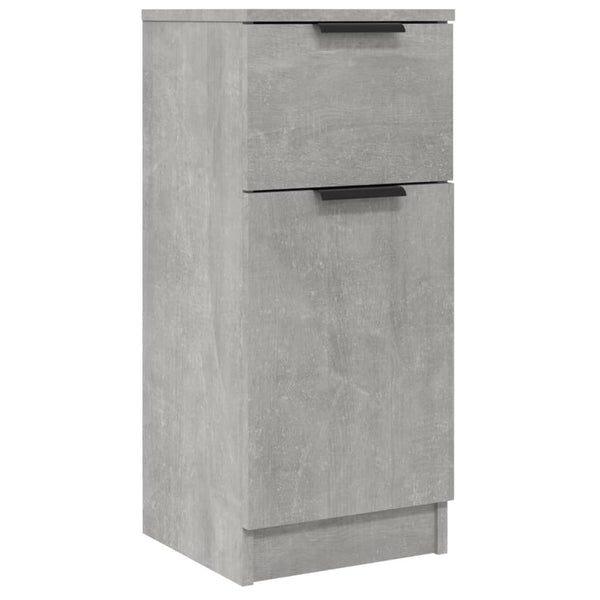 Betongraue Sideboards, 2er-Set