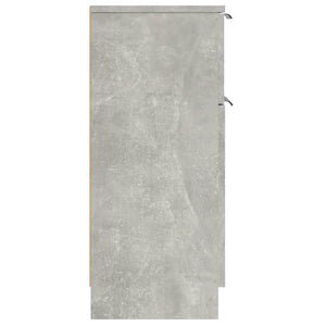 Betongraue Sideboards, 2er-Set