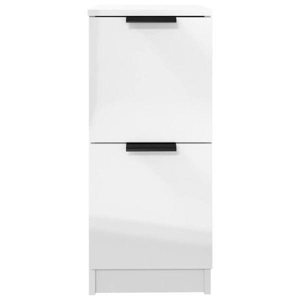 2er Set Sideboards Hochglanz Weiß 30x70 cm