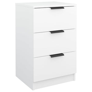 vidaXL Table de chevet blanc 40x36x65 cm