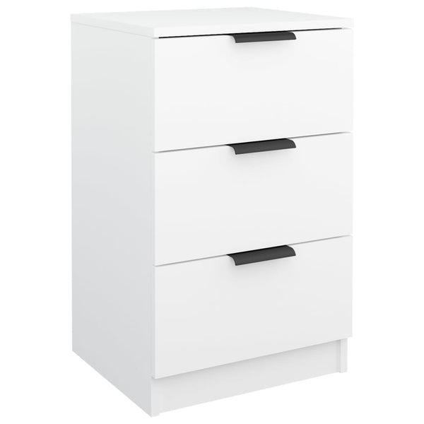 vidaXL Table de chevet blanc 40x36x65 cm