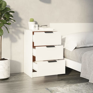 vidaXL Table de chevet blanc 40x36x65 cm