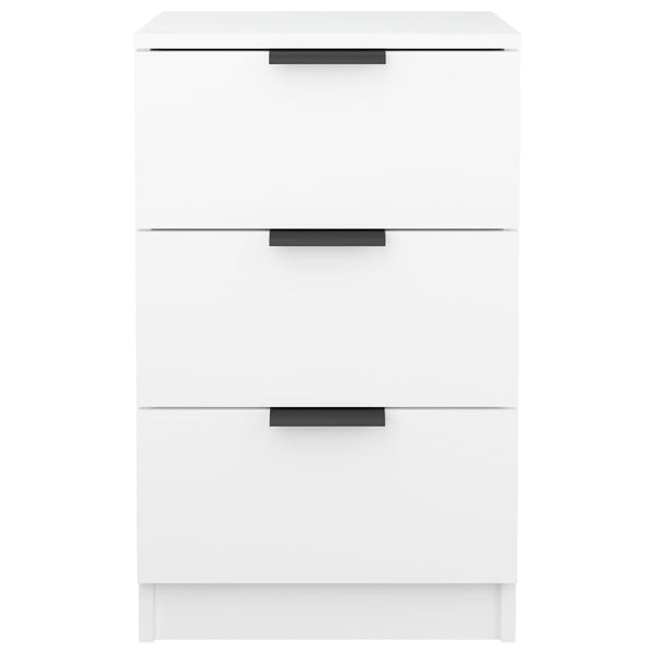 vidaXL Table de chevet blanc 40x36x65 cm