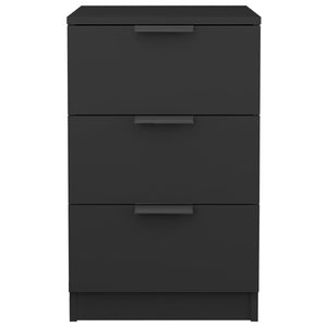 Nachttische Schwarz 40x36x65 cm, 2er-Set
