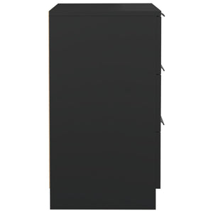 Nachttische Schwarz 40x36x65 cm, 2er-Set