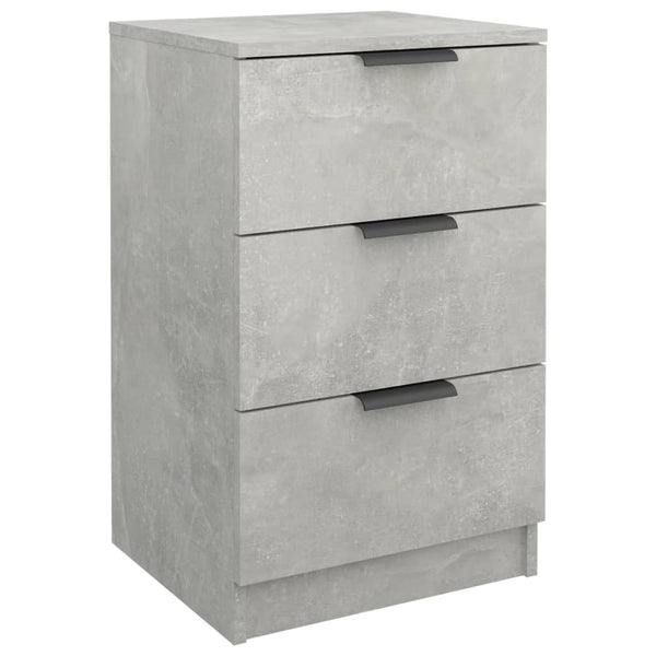 Betongrauer Nachttisch 40x36x65 cm