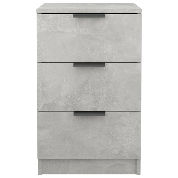 Betongrauer Nachttisch 40x36x65 cm