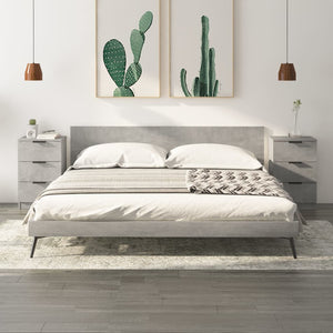 Nachttische Betongrau 40x36x65 cm, 2er-Set