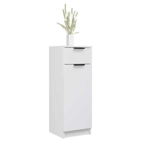 Weißer Badschrank 32x33,5x90 cm