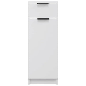 Weißer Badschrank 32x33,5x90 cm