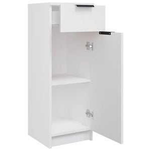 Weißer Badschrank 32x33,5x90 cm