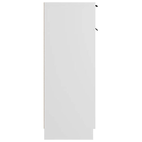Weißer Badschrank 32x33,5x90 cm