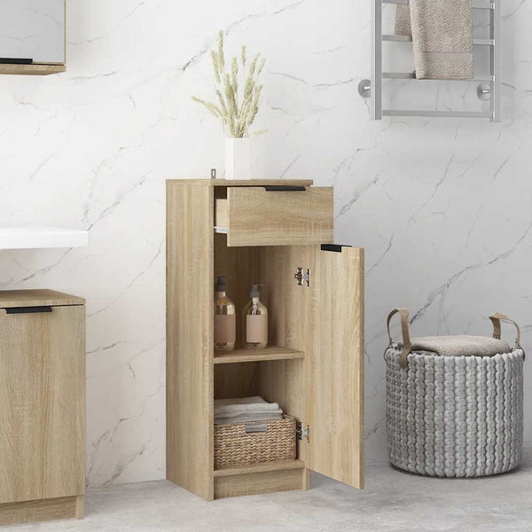 Badschrank Sonoma Eiche 32x33,5x90 cm