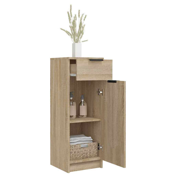 Badschrank Sonoma Eiche 32x33,5x90 cm