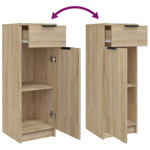 Badschrank Sonoma Eiche 32x33,5x90 cm