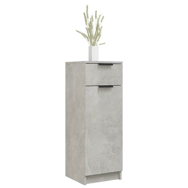 Badschrank Betongrau 32x34x90 cm