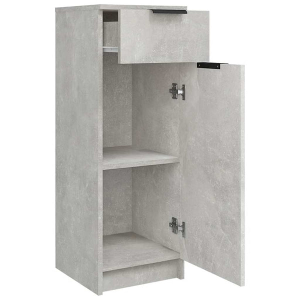 Badschrank Betongrau 32x34x90 cm