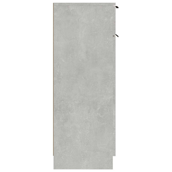 Badschrank Betongrau 32x34x90 cm