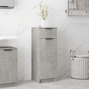Badschrank Betongrau 32x34x90 cm