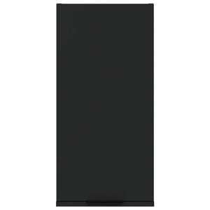 Wand-Badeschrank Schwarz 32x20x67 cm
