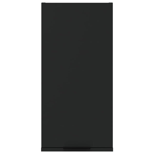 Wand-Badeschrank Schwarz 32x20x67 cm