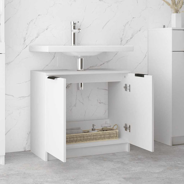 Weißer Badschrank 64,5 cm