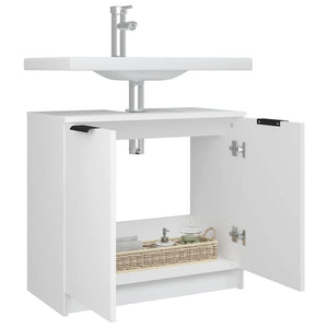 Weißer Badschrank 64,5 cm