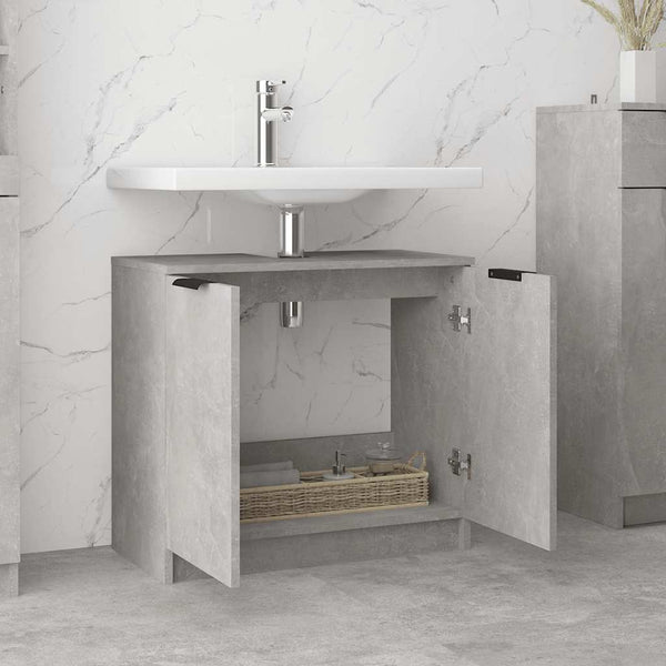 Betongrauer Badschrank 64,5 cm