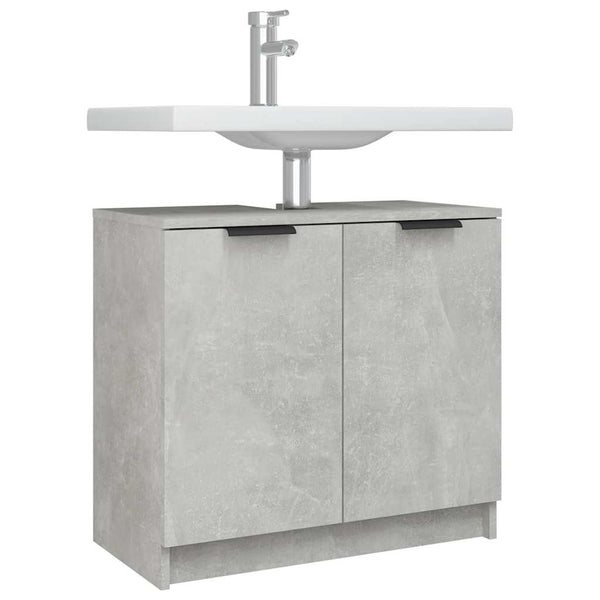 Betongrauer Badschrank 64,5 cm