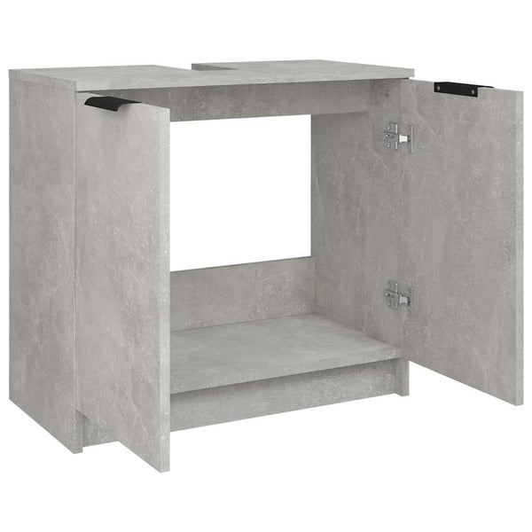 Betongrauer Badschrank 64,5 cm