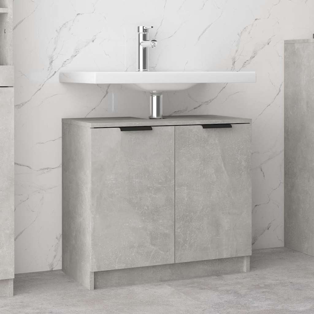 Betongrauer Badschrank 64,5 cm