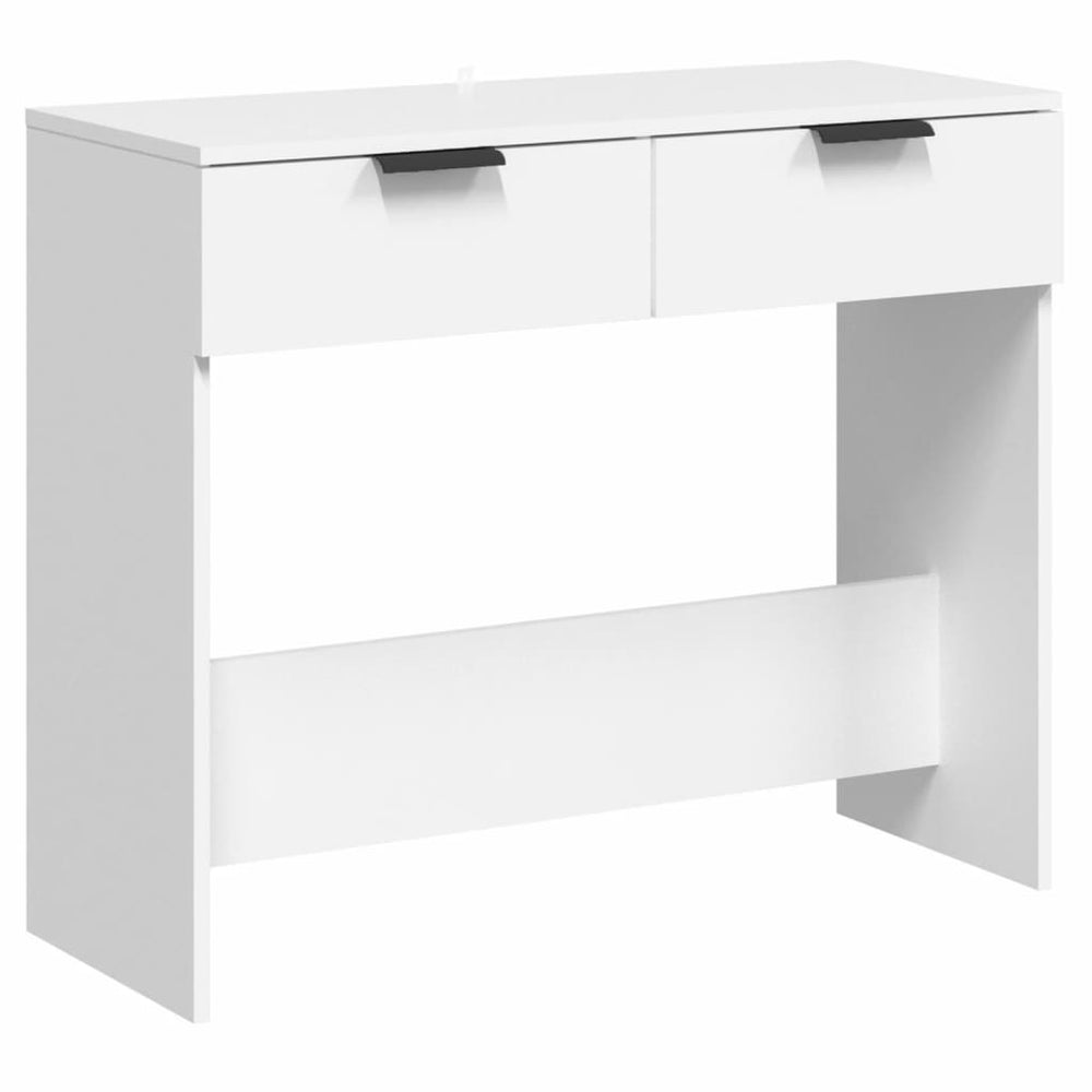 vidaXL Console Blanche 90x36x75 cm Bois d'ingénierie