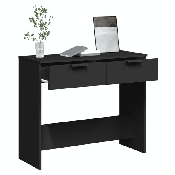 Schwarzer Konsolentisch 90x36x75 cm