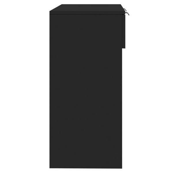 Schwarzer Konsolentisch 90x36x75 cm
