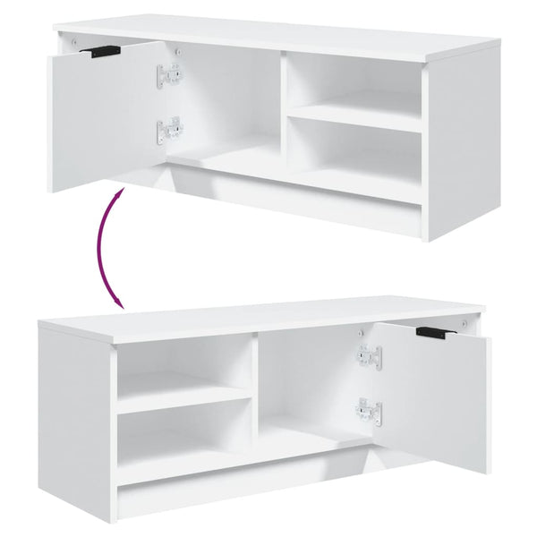 Weißer TV-Schrank 102 cm
