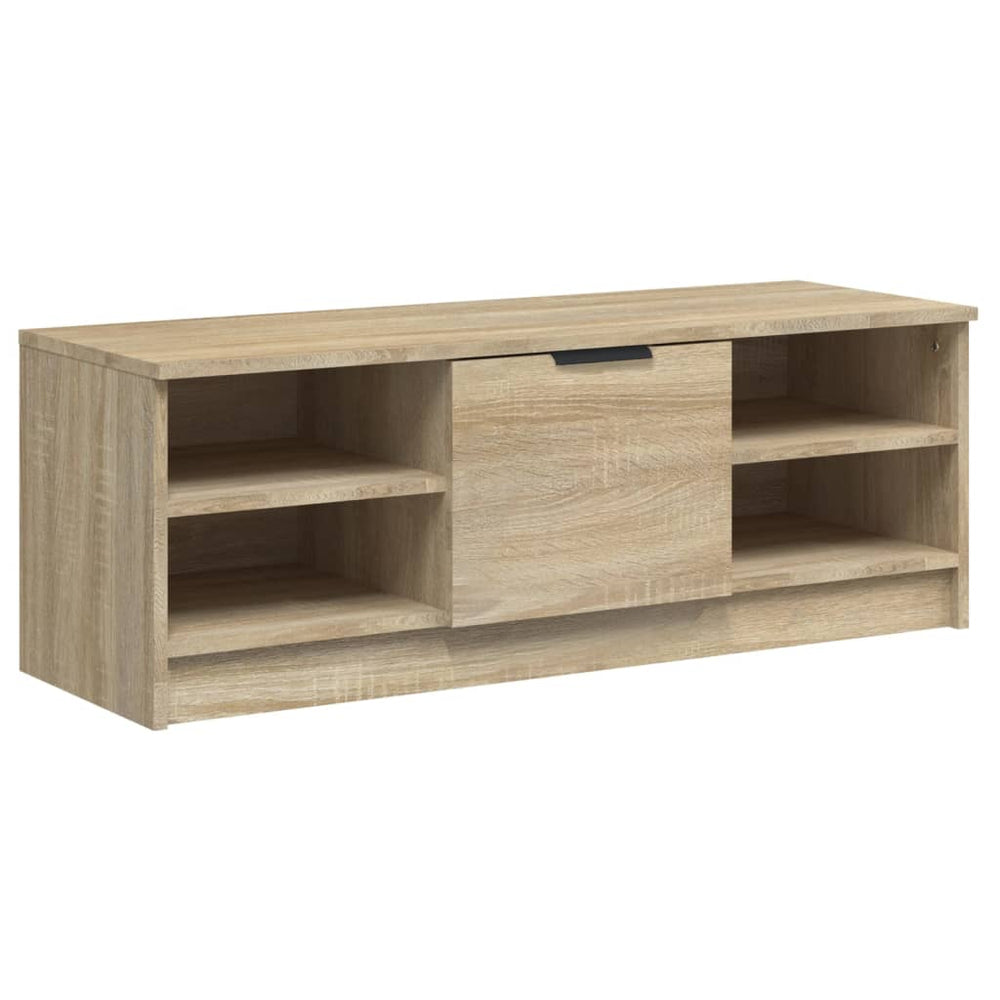 vidaXL Meuble TV chêne Sonoma 102x35,5x36,5 cm Aggloméré