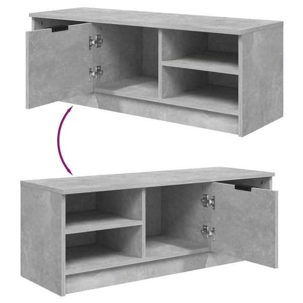 TV-Schrank Betongrau 102 cm