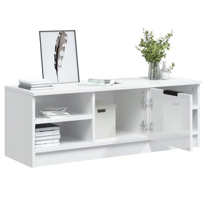 TV-Schrank Weiß Hochglanz 102 cm
