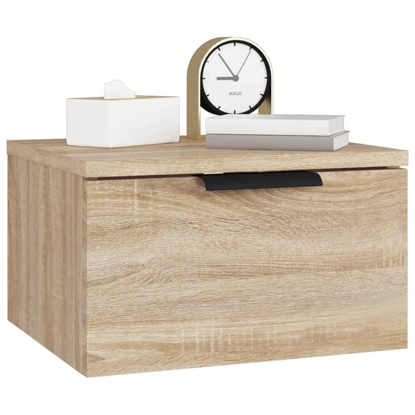 Wand-Nachttisch Sonoma Eiche 34x30x20 cm