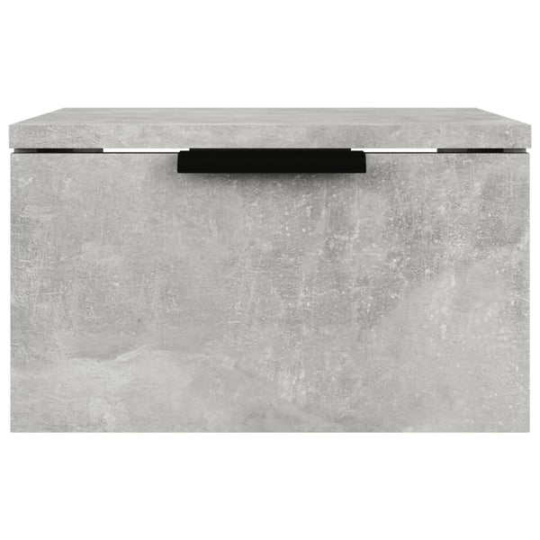Wand-Nachttische 2er Set Betongrau