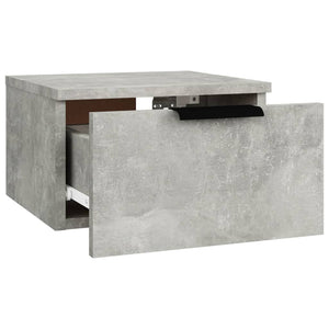 Wand-Nachttische 2er Set Betongrau