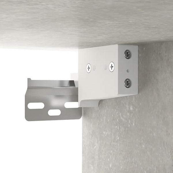 Wand-Nachttische 2er Set Betongrau