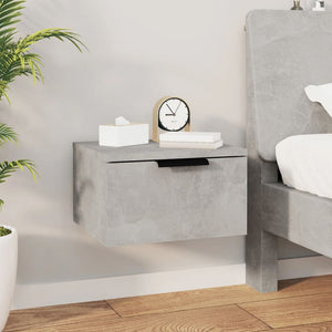 Wand-Nachttische 2er Set Betongrau