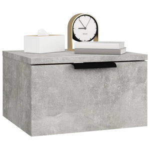 Wand-Nachttische 2er Set Betongrau