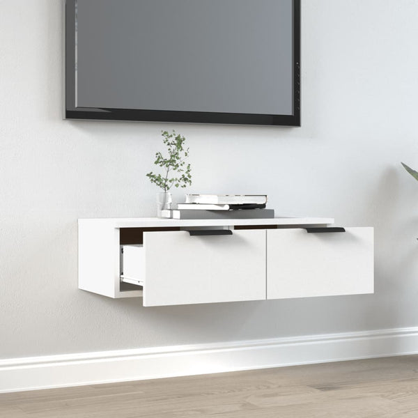 Wandschrank Weiß 68x30x20 cm