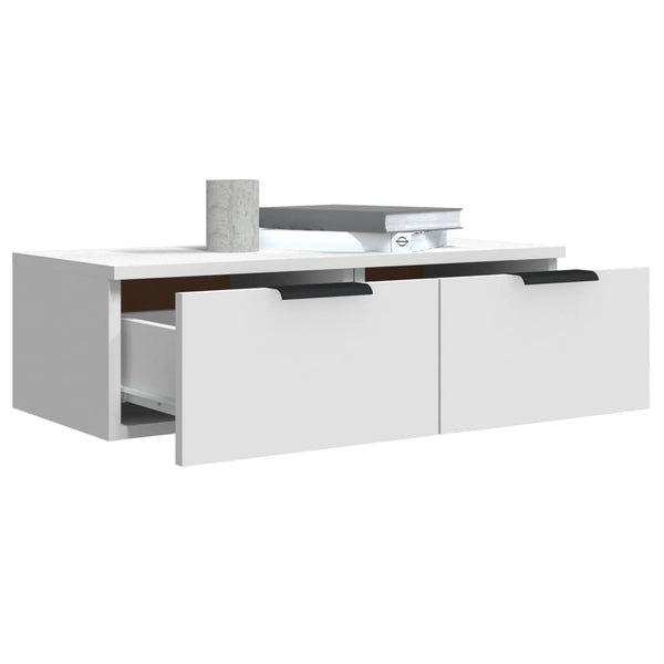 Wandschrank Weiß 68x30x20 cm