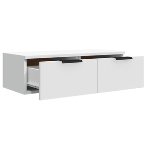 Wandschrank Weiß 68x30x20 cm