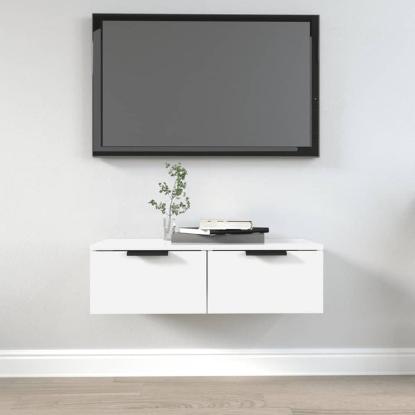 Wandschrank Weiß 68x30x20 cm
