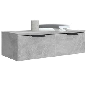 Wandschrank Betongrau 68x30x20 cm