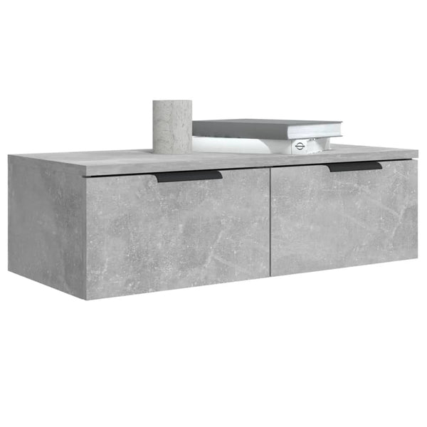 Wandschrank Betongrau 68x30x20 cm